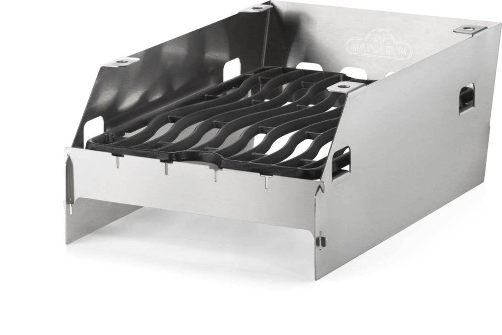 71301 - Ensemble De Déflecteur Pour Brûleur Latéral - Grand Avec Support À Brochettes - BBQ Québec