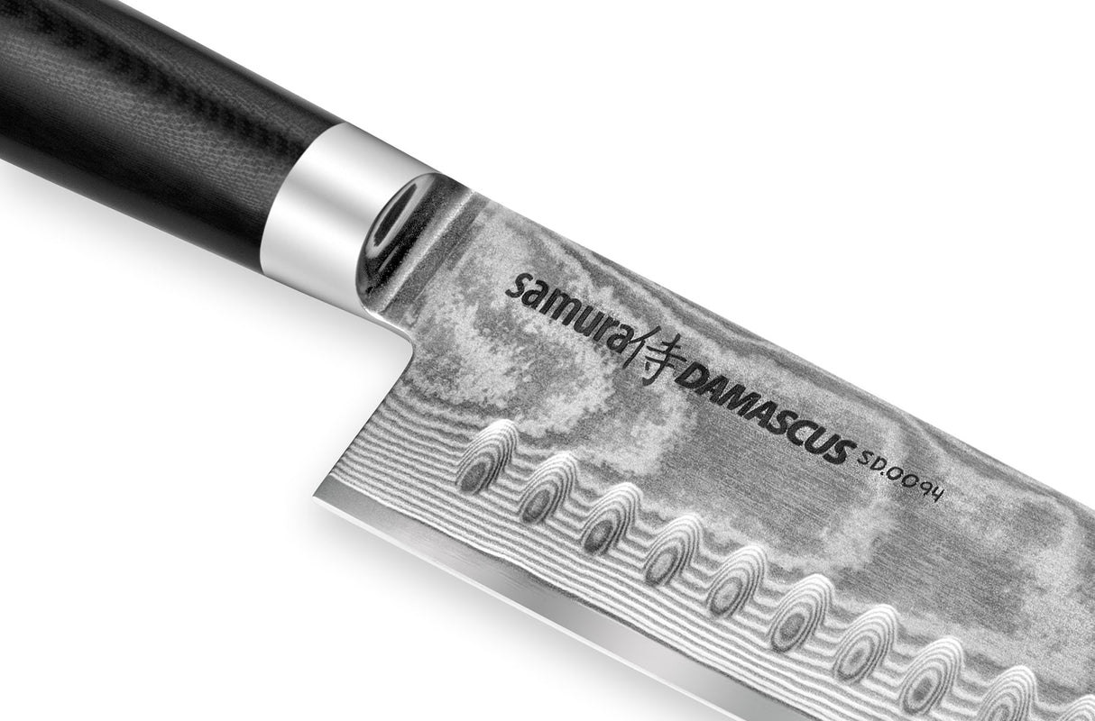 Couteau Santoku Samura DAMASCUS 7.0"/ 180 mm - BBQ Québec