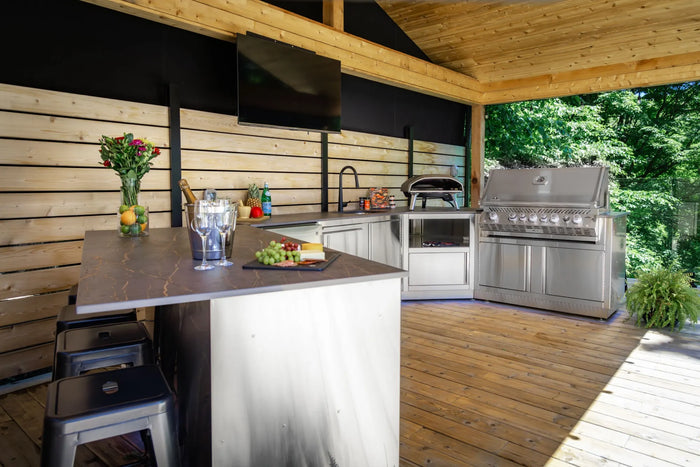 Cuisine extérieure Cuinox du projet Saint-Sauveur