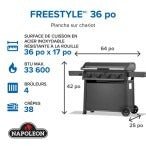 F36FTPMK - Plancha Freestyle 36 po au propane, noir mat - BBQ Québec