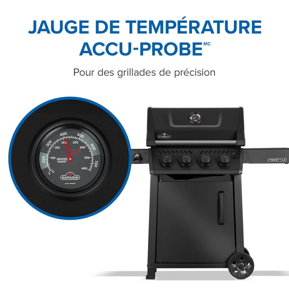F425DNMK - 1 - Napoleon - Freestyle 425 noir mat - GN - BBQ Québec