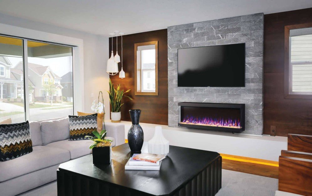 Foyer électrique muraux Trivista Pictura 50" - NEFL50H - 3SV - BBQ Québec