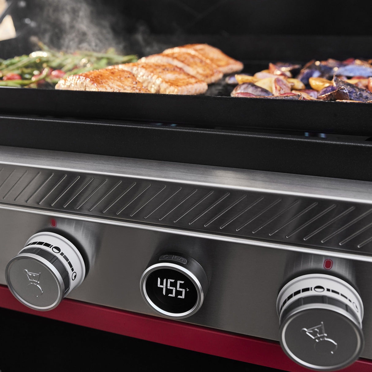 Gril plancha antirouille Slate 30 po avec tablette latérale extensible - 1500013 - BBQ Québec
