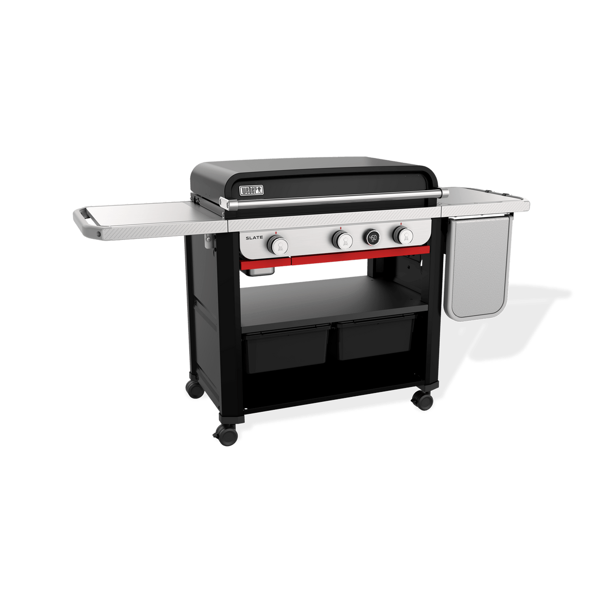 Gril plancha antirouille Slate 30 po avec tablette latérale extensible - 1500013 - BBQ Québec