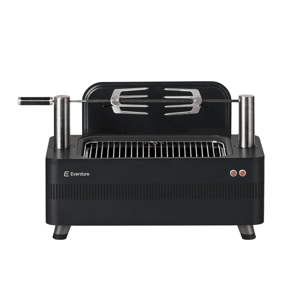 HBCE1BBSUS - Everdure - Fusion Charcoal Grill - All Black - BBQ Québec