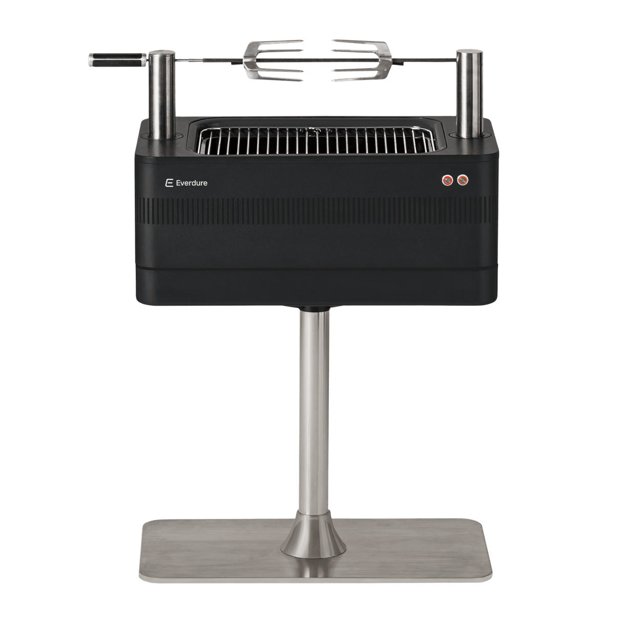 HBCE1BBSUS - Everdure - Fusion Charcoal Grill - All Black - BBQ Québec