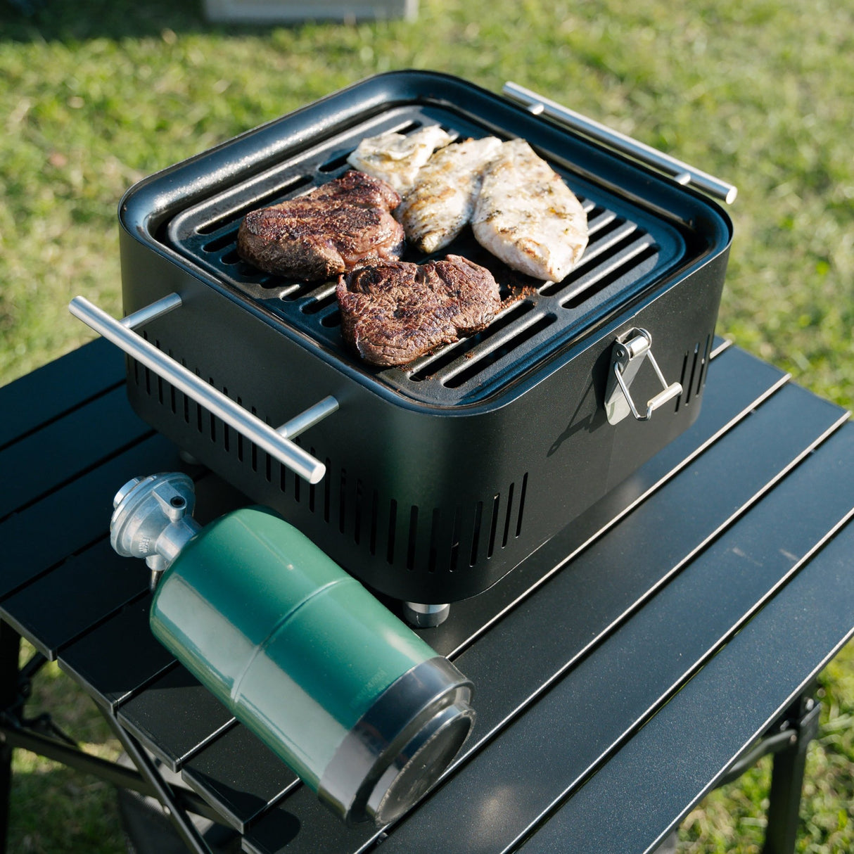 HBECUBEG3B - Everdure - Cube Proflame 360 Black - BBQ Québec