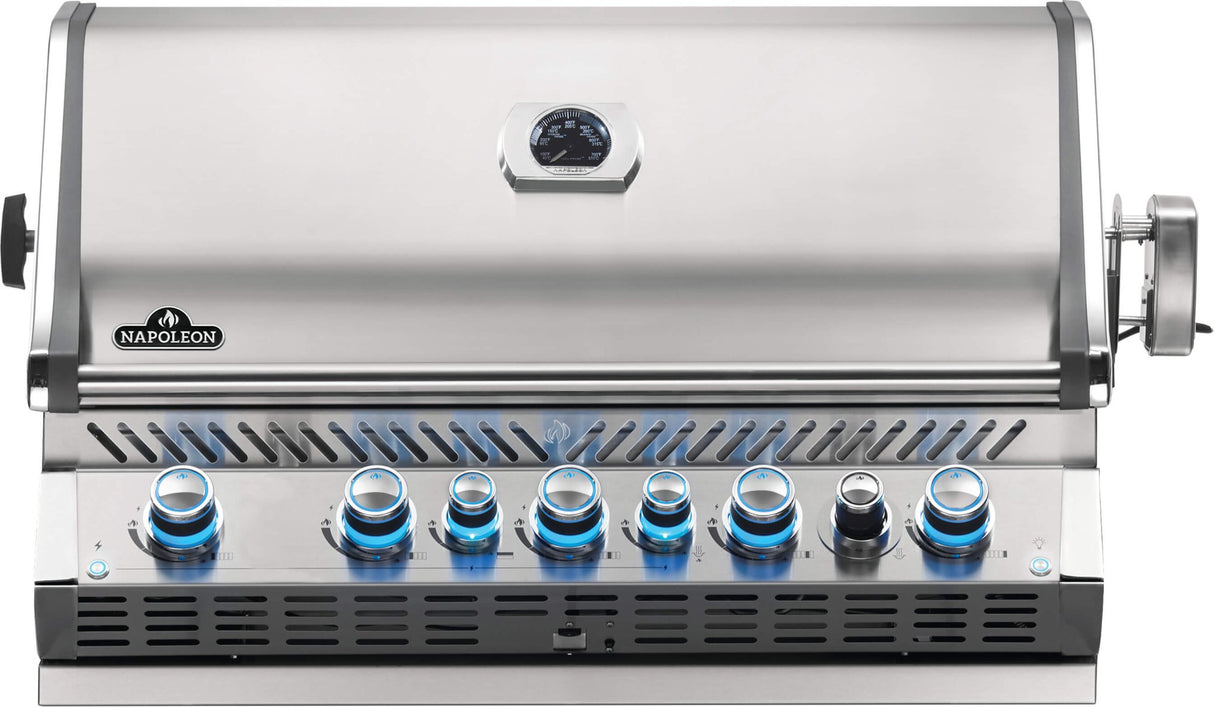 Napoleon Gril encastré Prestige PRO 665 Propane BBQ avec brûleur arrière infrarouge - BBQ Québec