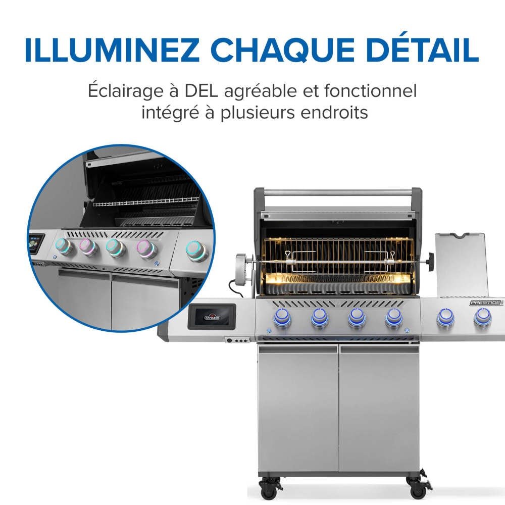PRO500VXRSIBNSS - Gril Prestige PRO 500 au gaz naturel avec technologie intelligente - BBQ Québec