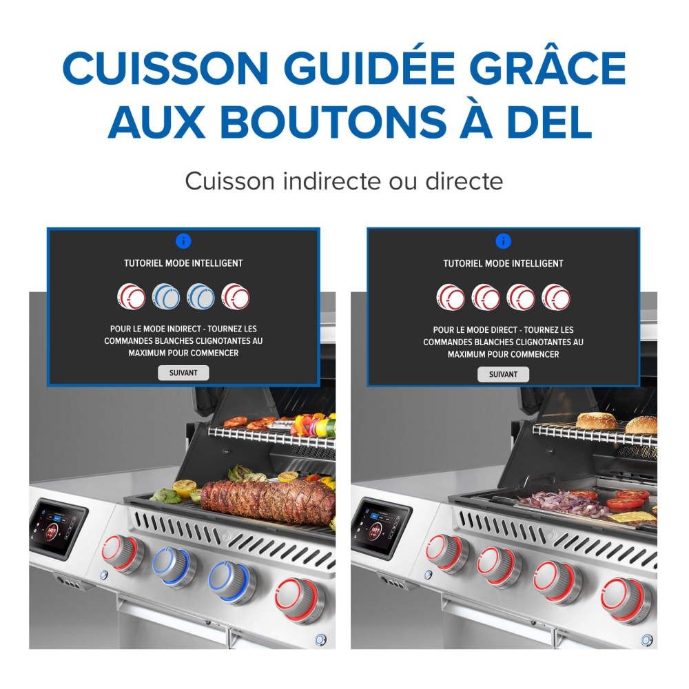 PRO500VXRSIBPSS - Gril Prestige PRO 500 au propane avec technologie intelligente - BBQ Québec