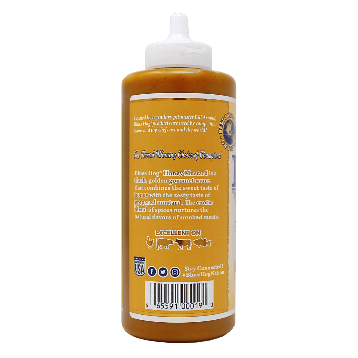 Sauce Moutarde au miel 621ml (21 oz) - BBQ Québec