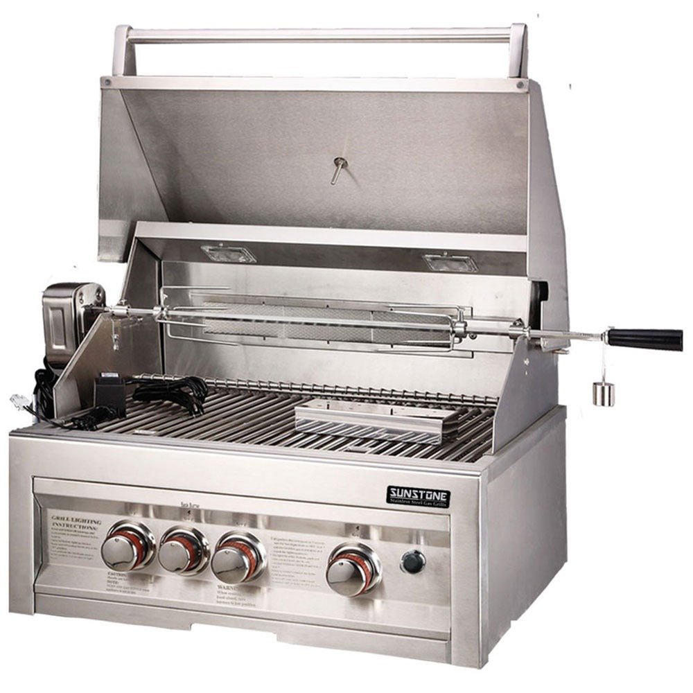 SUN3B - IR - LP – Sunstone 28" à 3 brûleurs avec infrarouge – propane - BBQ Québec