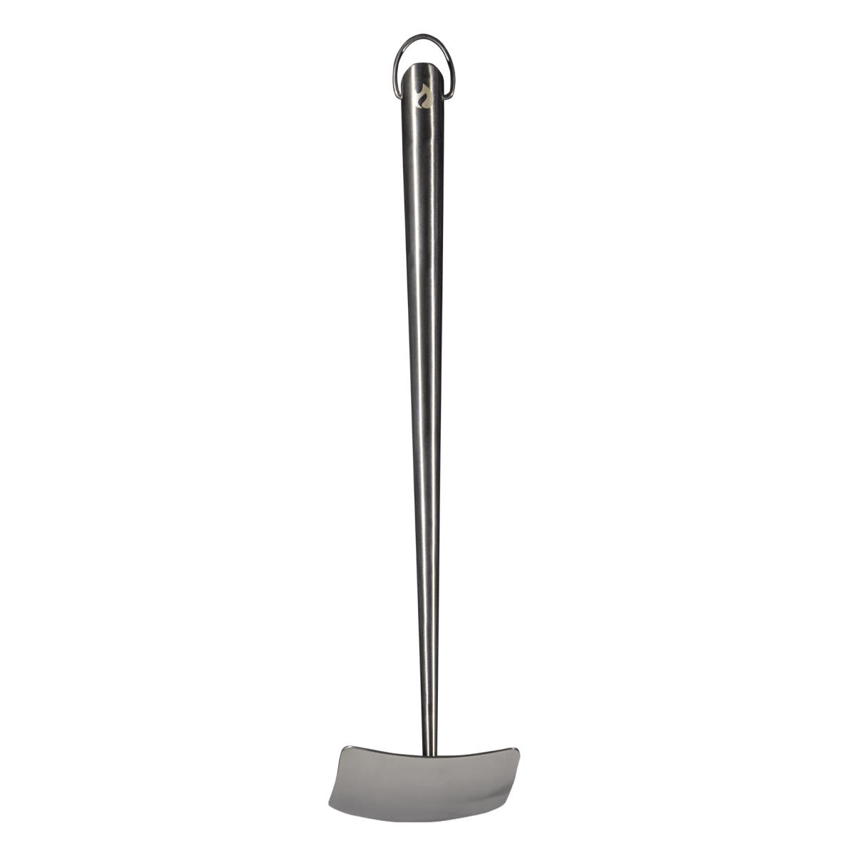 Tisonnier en acier inoxydable de couleur titanium BBQ Québec - BBQ Québec