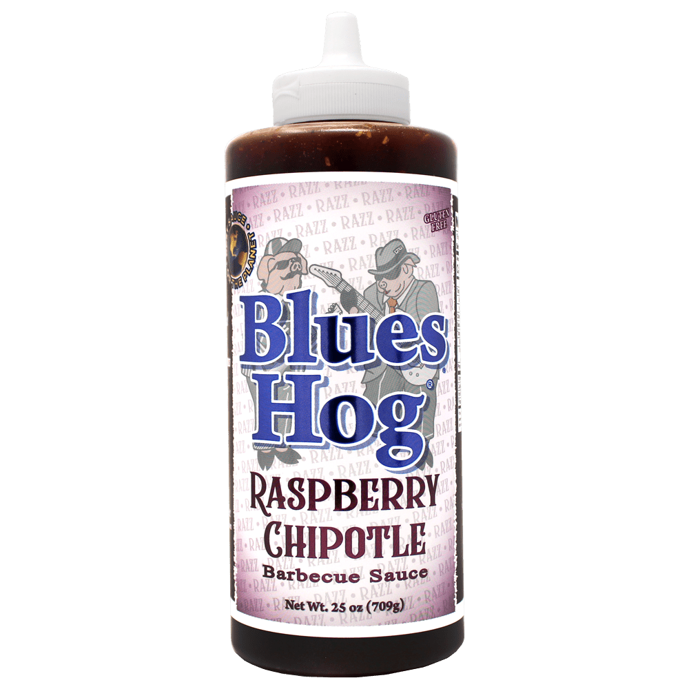 Sauce BBQ chipotle aux framboises 739 ml (25 oz) - BBQ Québec