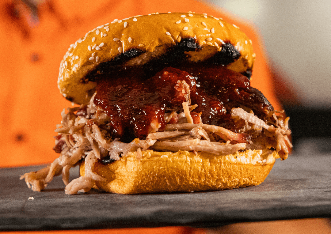 Burger au porc effiloché - BBQ Québec