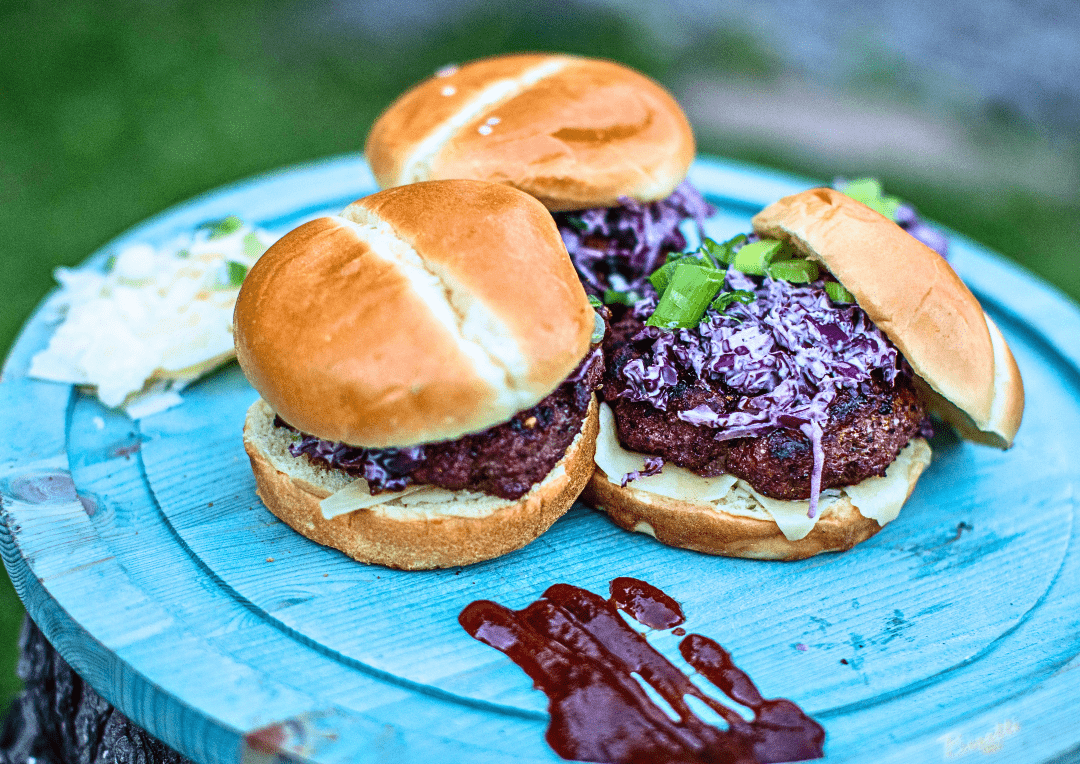 Burger de cerf et de bœuf - BBQ Québec
