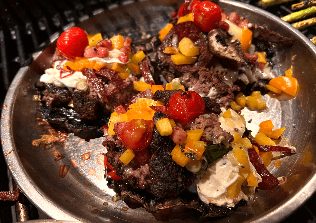 Champignons portobellos farcis - BBQ Québec