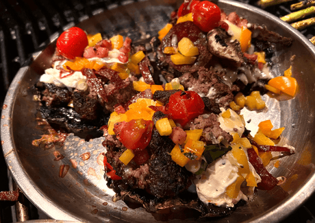 Champignons portobellos farcis - BBQ Québec