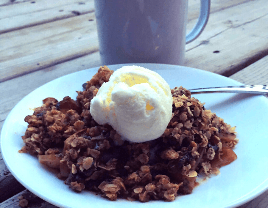 Croustade pommes-chocolat - BBQ Québec