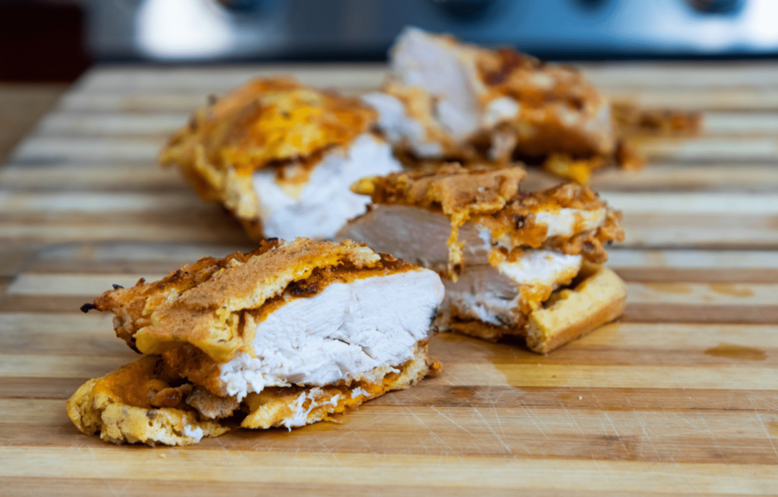 Gauffres au Poulet grillé - BBQ Québec