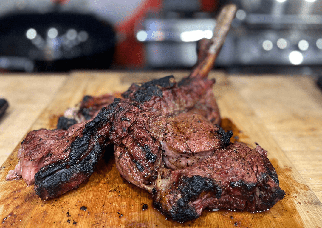 Le steak de raie (ou le tomahawk version raie) - BBQ Québec