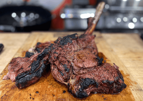 Le steak de raie (ou le tomahawk version raie) - BBQ Québec