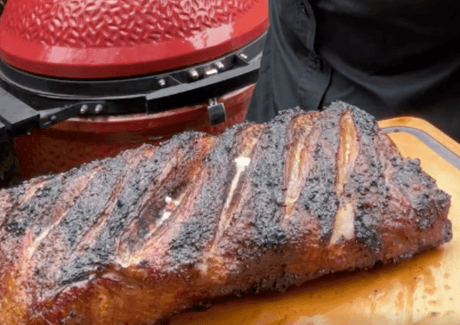 Longe de porc injectée avec croûte de feu - BBQ Québec