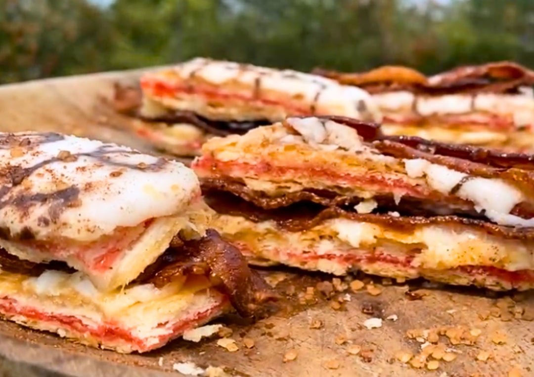 Millefeuille au bacon de 3 façons - BBQ Québec