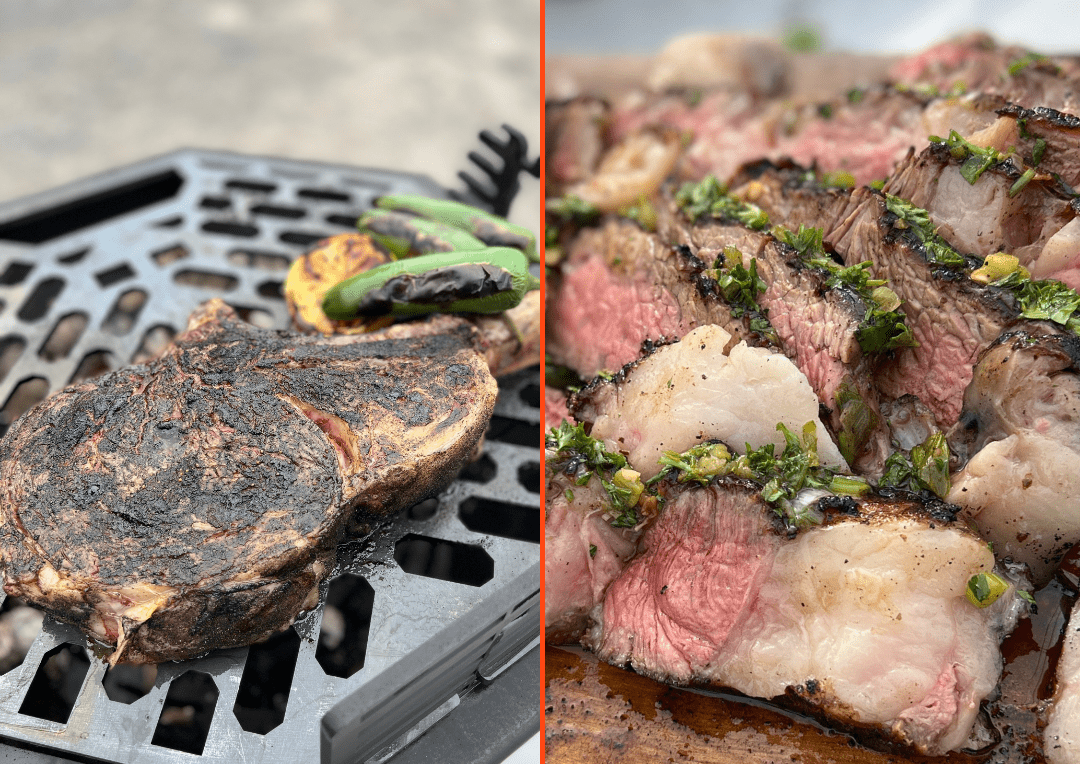 Mon fameux tomahawk tigré et son chimichurri - BBQ Québec