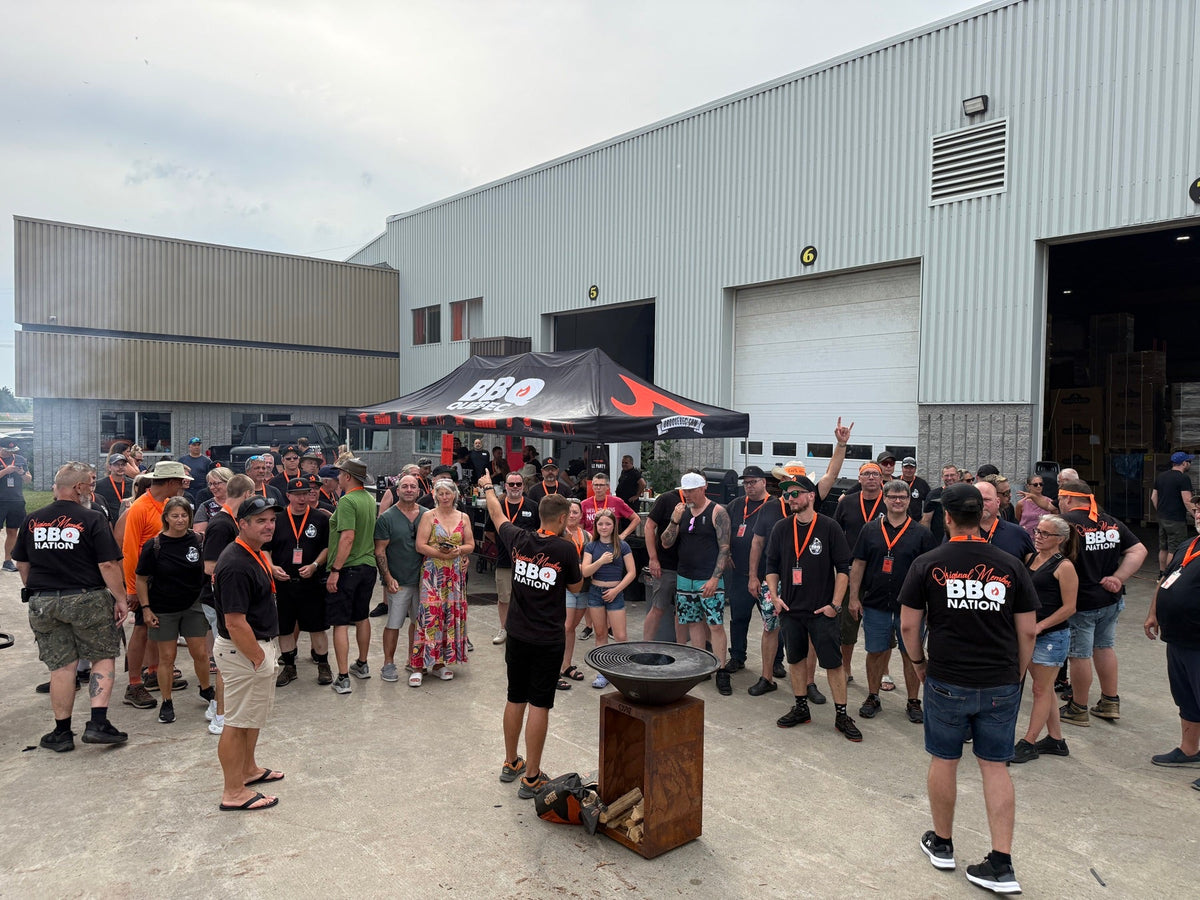 Vue aérienne de la foule rassemblée au Party BBQ Nation 2026