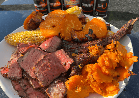 Pâté chinois au tomahawk cuit sur la rôtissoire - BBQ Québec