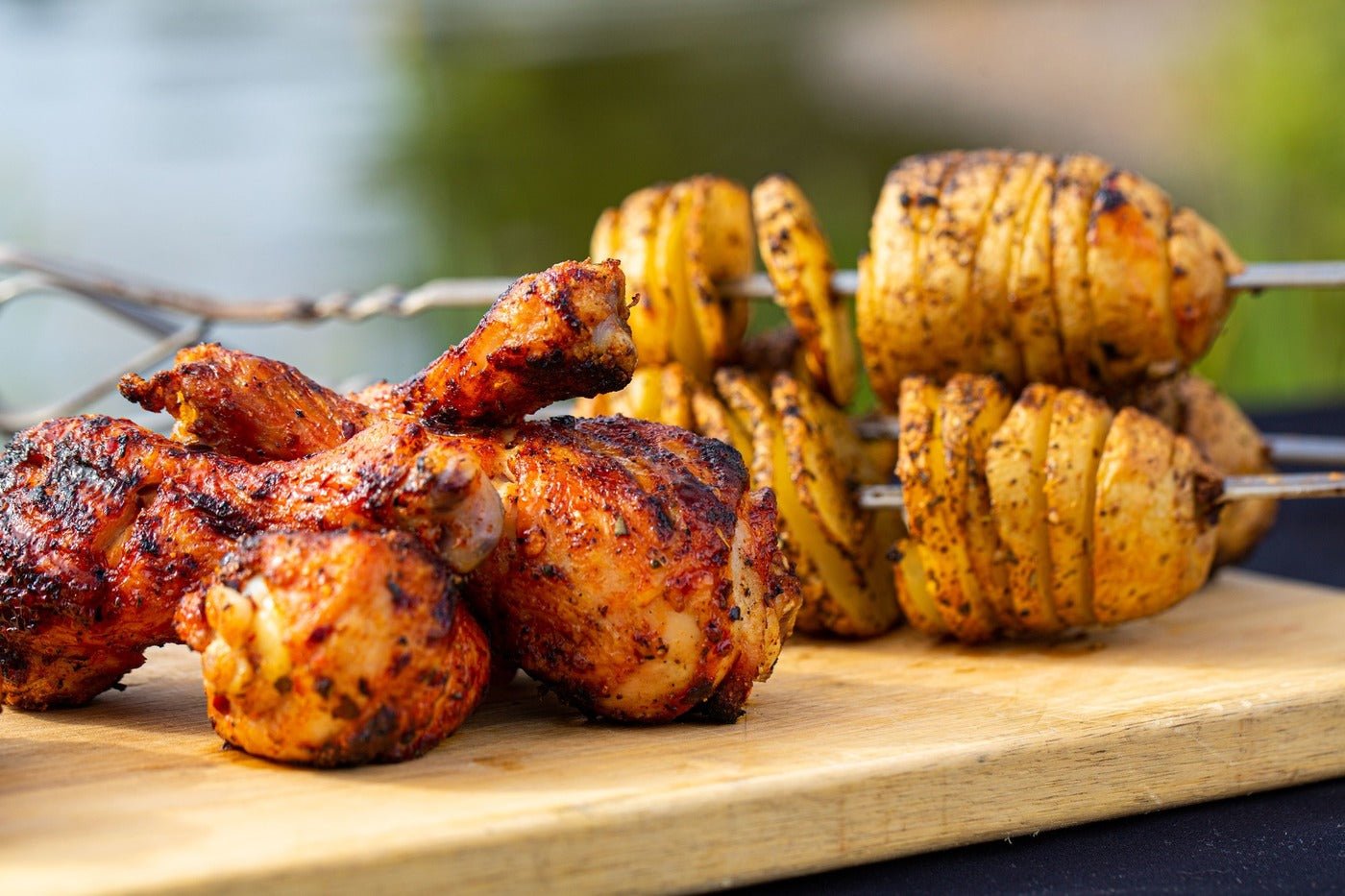 Pilons de poulet épicés et torsade de patates - BBQ Québec