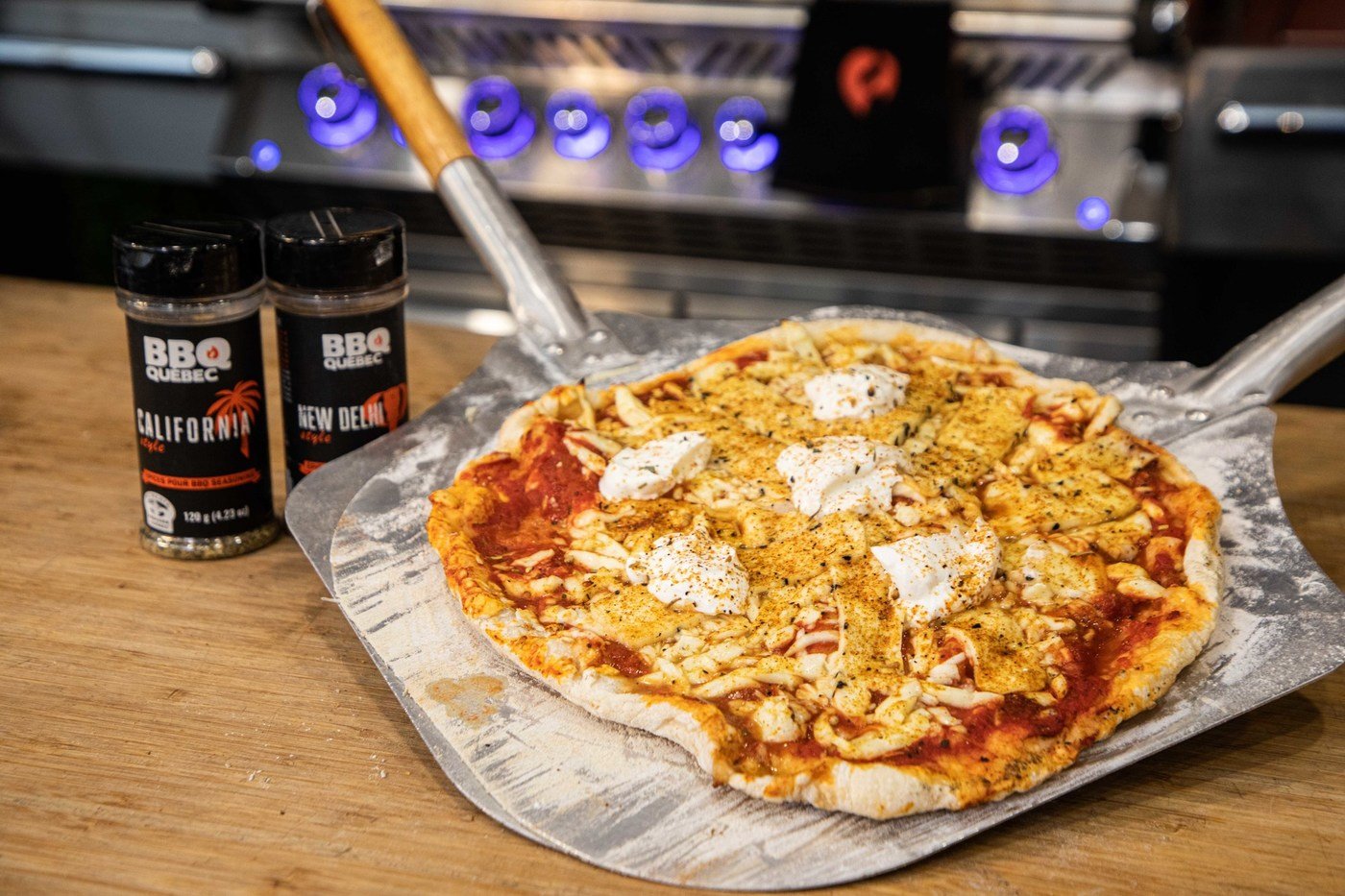 Pizza triple fromages - BBQ Québec