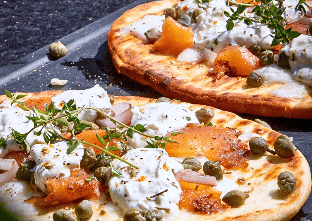 Pizzas au saumon fumé - BBQ Québec