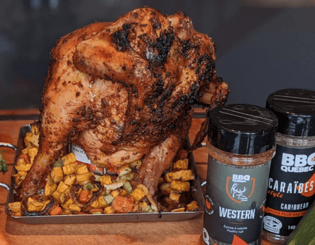 Poulet sur canette de bière - BBQ Québec