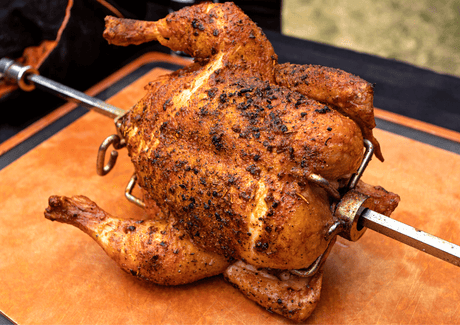 Poulet sur tournebroche style rôtisserie - BBQ Québec