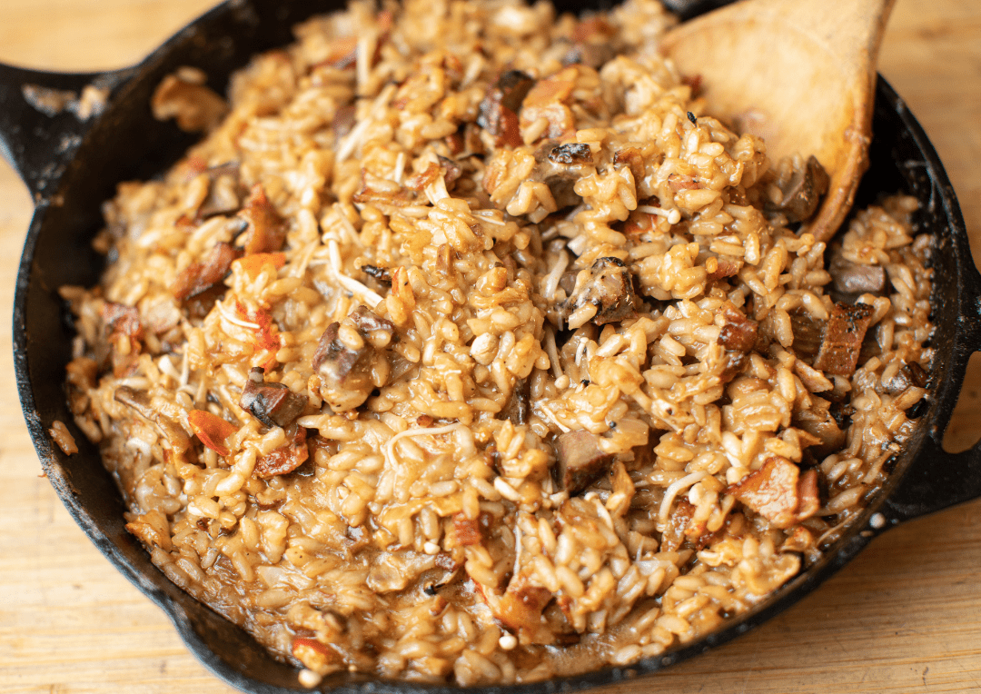 Risotto au cœur de bison et homard - BBQ Québec
