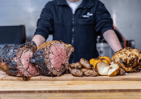 Rôti de « rib steak » complet cuit au tournebroche - BBQ Québec