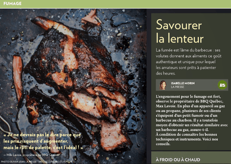 SAVOURER LA LENTEUR - BBQ Québec