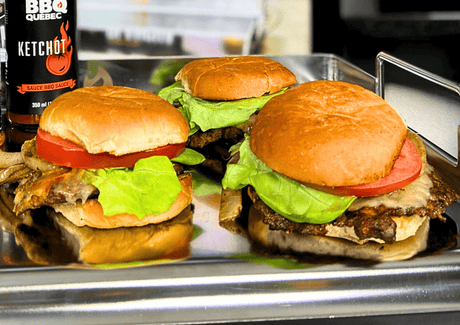 Smash burger pour les soirs de match - BBQ Québec