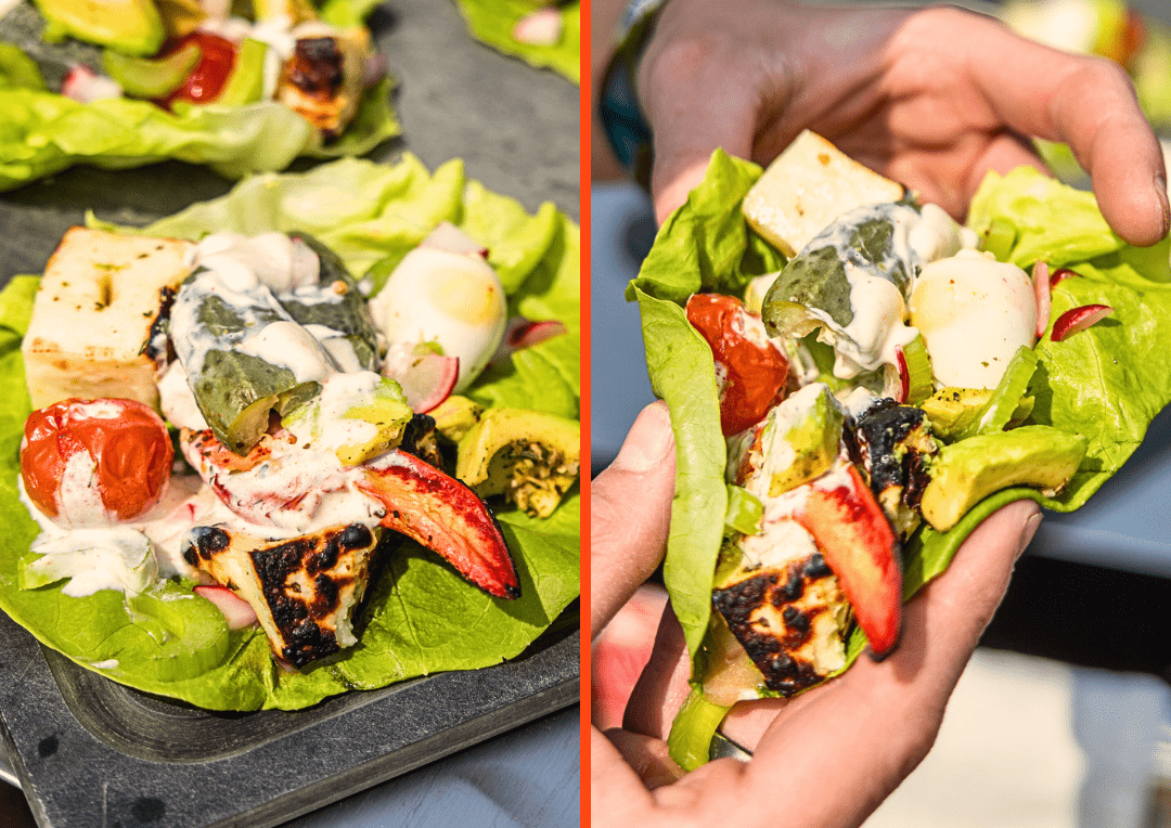 Tacos au homard, enveloppés de feuilles de laitue - BBQ Québec