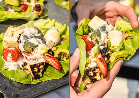 Tacos au homard, enveloppés de feuilles de laitue - BBQ Québec