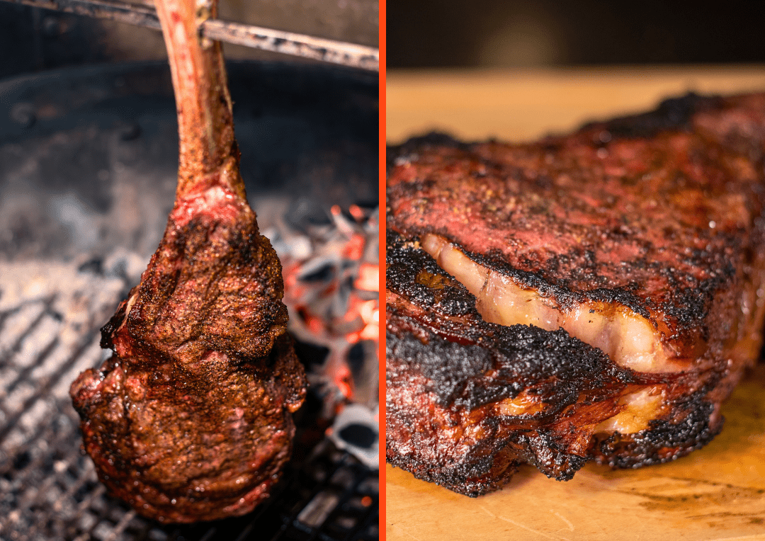 Tomahawk dans le All-in-1 - BBQ Québec