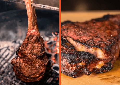Tomahawk dans le All-in-1 - BBQ Québec