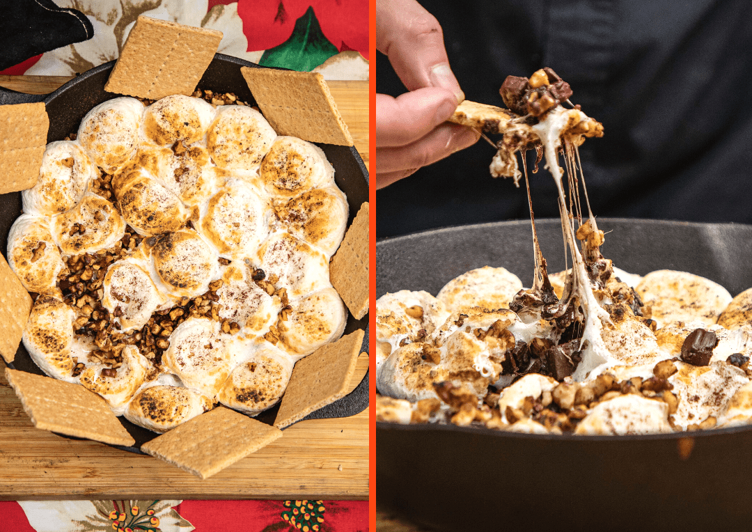 Trempette chaude style s’mores BBQ - BBQ Québec