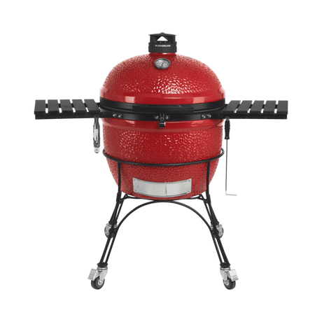 BBQ Kamado Big Joe 24’’ Rouge avec chariot - BBQ Québec