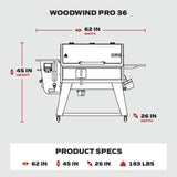 BBQ WOODWIND PRO 36 Camp Chef - PG36WWSB - BBQ Québec