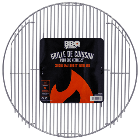 BE1184 - Grille en acier inoxydable 304 pour Kettle 22'' BBQ Québec - BBQ Québec