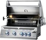 BIG32RBNSS - 1 - Grill encastré série 700 32po avec brûleurs infrarouge doubles Nouvelle génération Naturel Stainless Steel - BBQ Québec