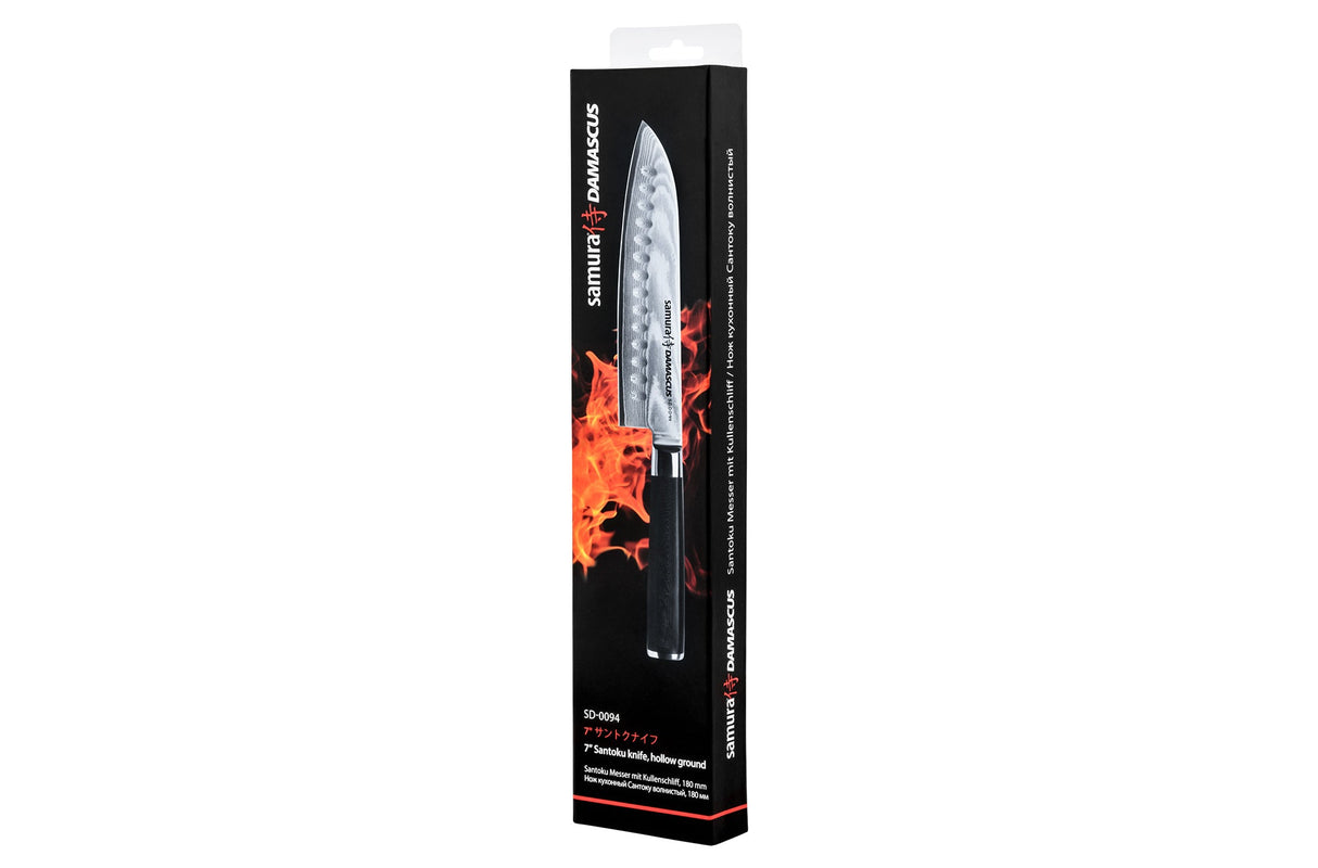 Couteau Santoku Samura DAMASCUS 7.0"/ 180 mm - BBQ Québec